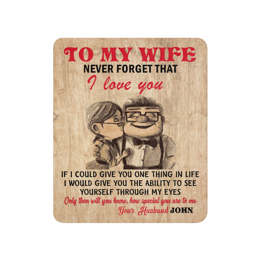 Blankets To My Wife I Love You Premium Sherpa Blanket By Luv Alwayz Gifts For Every Occassion