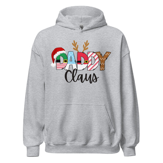 Hoodies Sport Grey / S Daddy Claus Christmas Novelty Hoodie By Luv Alwayz Gifts For Every Occassion