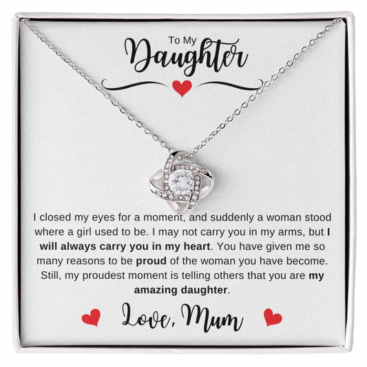 Jewelry 14K White Gold Finish / Standard Box To My Daughter You Are Amazing ๐๐ By Luv Alwayz Gifts For Every Occassion