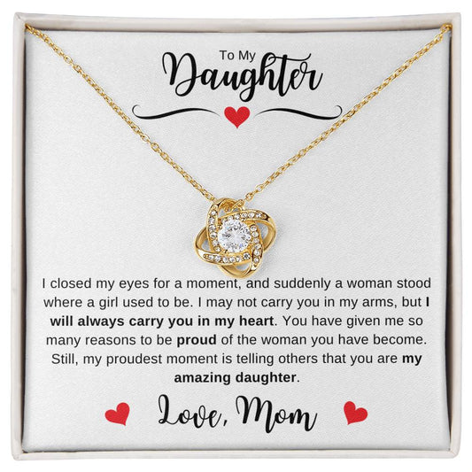 Jewelry 18K Yellow Gold Finish / Standard Box To My Daughter You Are Amazing ๐ฅฐ๐ฅฐ By Luv Alwayz Gifts For Every Occassion