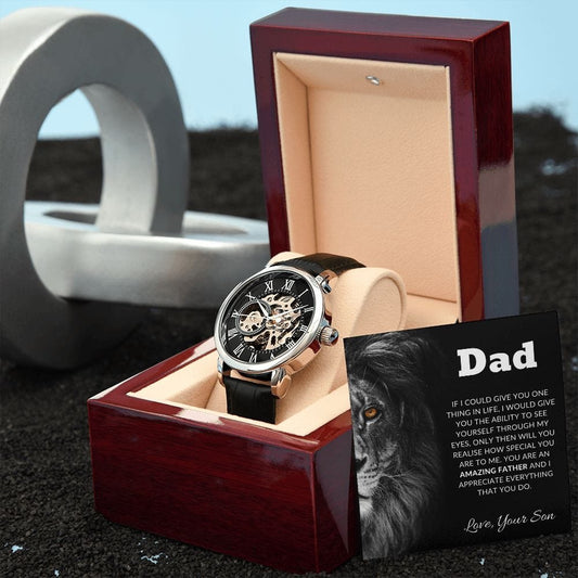 Jewelry Dad You Are An Amazing Father Openwork Watch | Gifts For Him By Luv Alwayz Gifts For Every Occassion