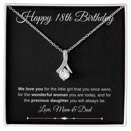 Jewelry Happy 18th Birthday Embraced By Luv Necklace By Luv Alwayz Gifts For Every Occassion