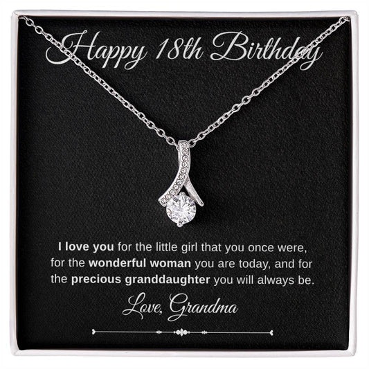 Jewelry Happy 18th Birthday Embraced By Luv Necklace Love Grandma By Luv Alwayz Gifts For Every Occassion