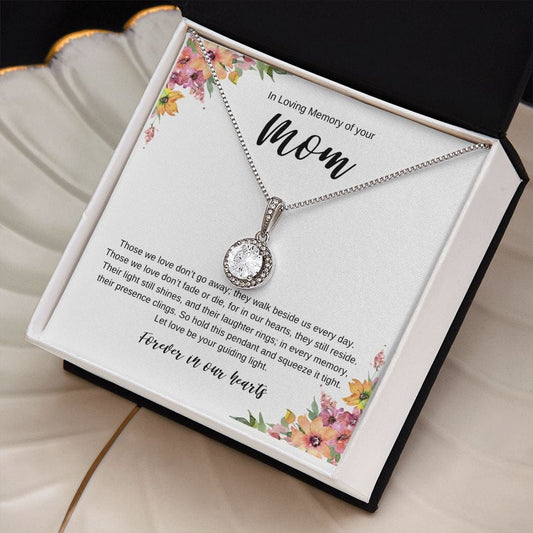 Jewelry In Loving Memory of your Mom Luv Gem Necklace By Luv Alwayz Gifts For Every Occassion