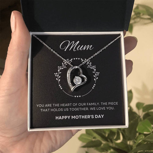 Jewelry Mum Heart Of The Family Forever Loved  Necklace By Luv Alwayz Gifts For Every Occassion