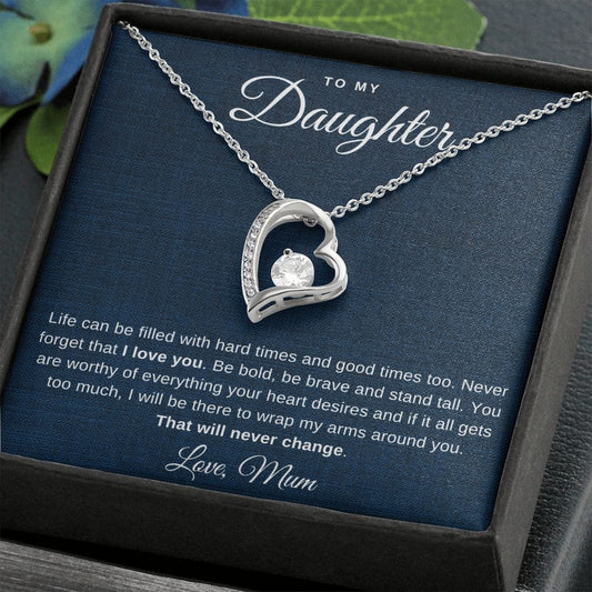 Jewelry My Daughter Forever Loved Necklace By Luv Alwayz Gifts For Every Occassion