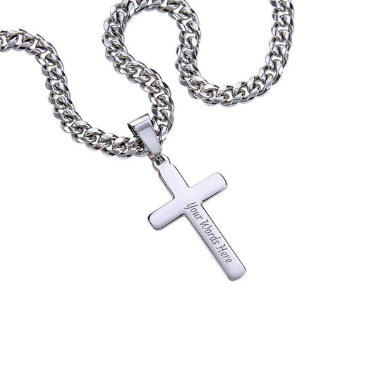 Jewelry My Missing Piece Cuban Cross Chain By Luv Alwayz Gifts For Every Occassion