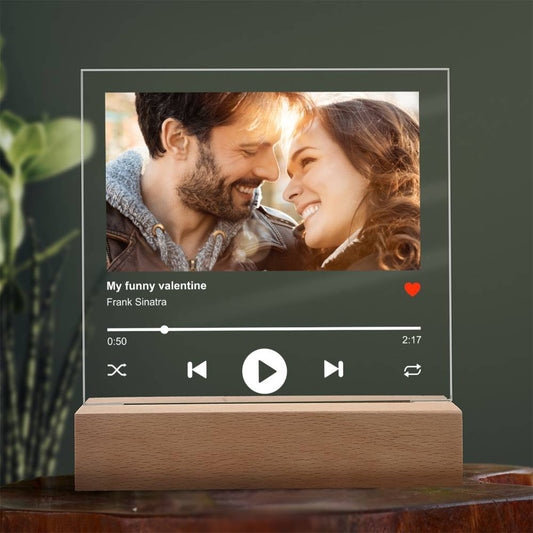 Jewelry Personalised Music Song Acrylic Plaque By Luv Alwayz Gifts For Every Occassion