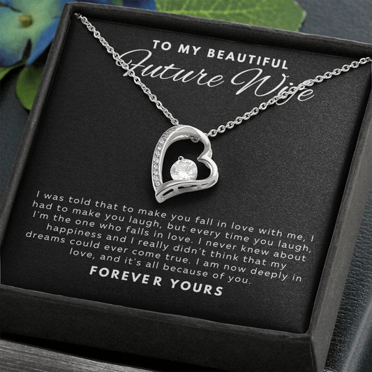 Jewelry To My Beautiful Future Wife Forever Loved Necklace By Luv Alwayz Gifts For Every Occassion