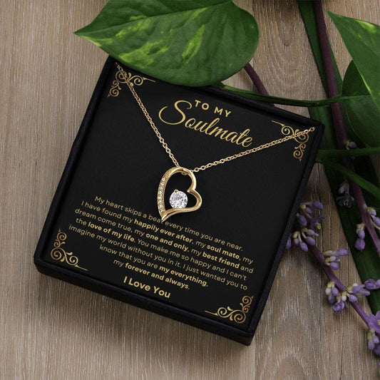 Jewelry To My Soulmate Forever Loved Necklace By Luv Alwayz Gifts For Every Occassion