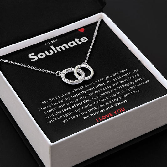 Jewelry To My Soulmate Perfect Pair Necklace By Luv Alwayz Gifts For Every Occassion