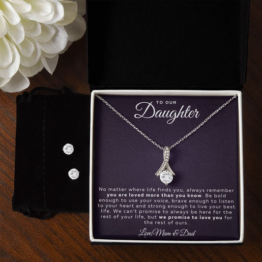 Jewelry To Our Daughter Embraced By Luv Set By Luv Alwayz Gifts For Every Occassion