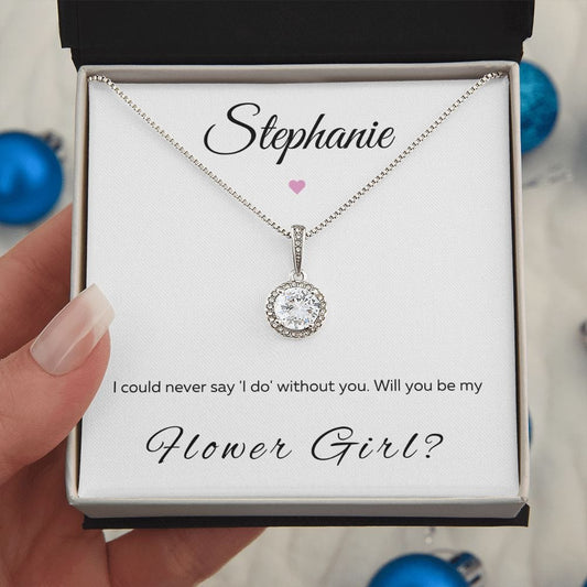 Jewelry Will You Be My Flower Girl Luv Gem Necklace By Luv Alwayz Gifts For Every Occassion