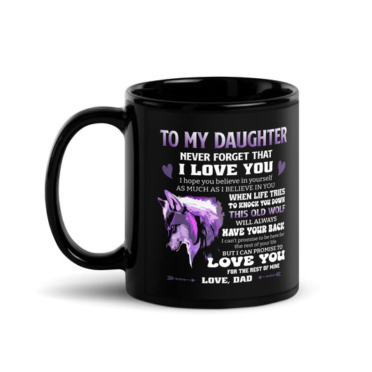 Mugs Never forget That I Love You Black Glossy Mug By Luv Alwayz Gifts For Every Occassion
