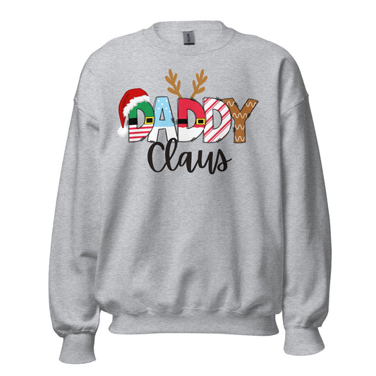 Sweatshirts Sport Grey / S Daddy Claus Sweatshirt By Luv Alwayz Gifts For Every Occassion
