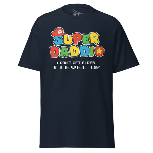 T-shirts Navy / S Super Daddio T-shirt By Luv Alwayz Gifts For Every Occassion