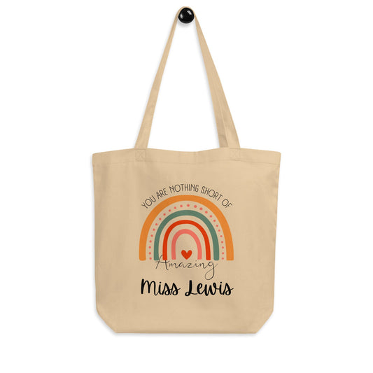 Tote Bag Nothing Short Of Amazing Teacher Eco Tote Bag By Luv Alwayz Gifts For Every Occassion
