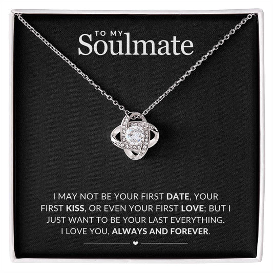 To My Soulmate Luv Knot Necklace 💝🥰