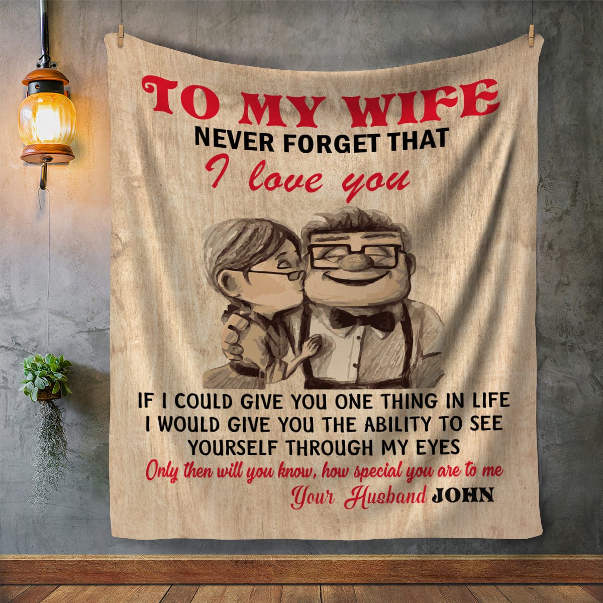 Blankets To My Wife I Love You Throw Blanket By Luv Alwayz Gifts For Every Occassion