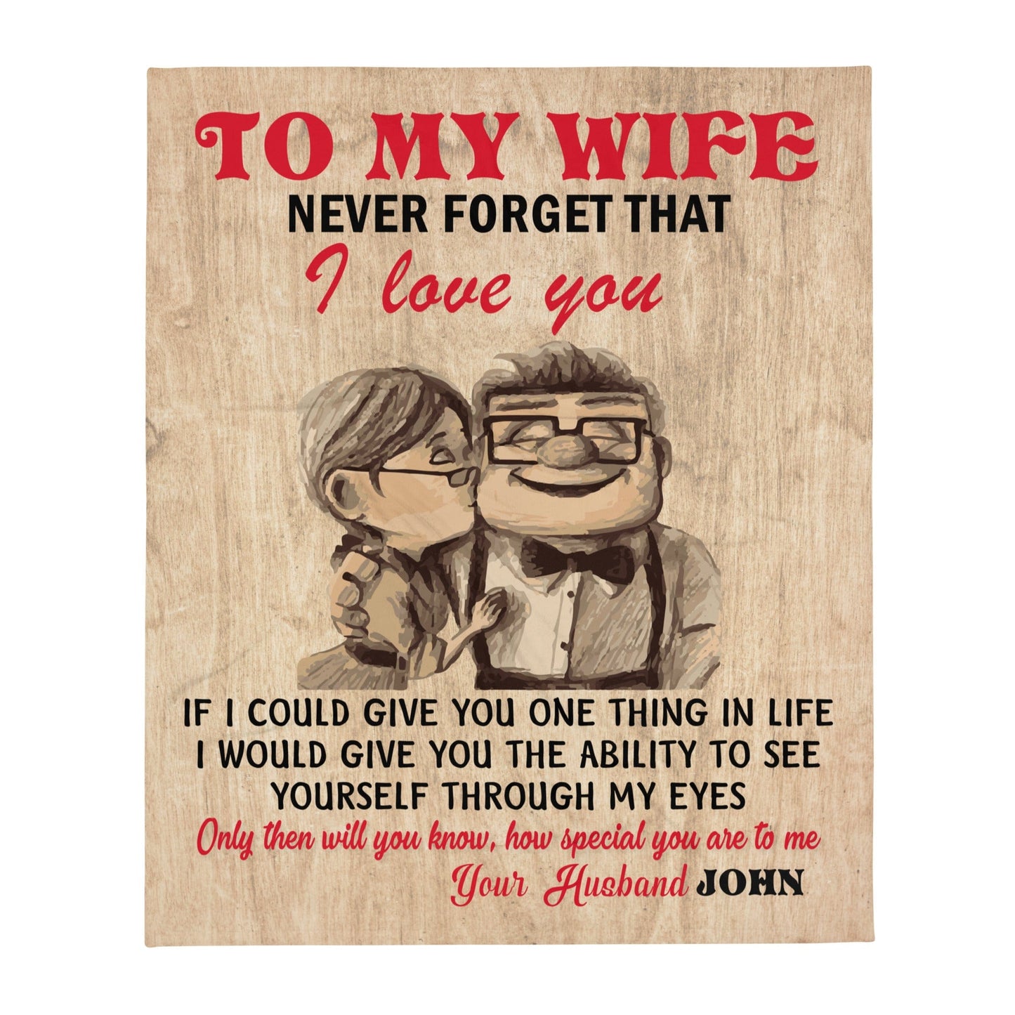 Blankets To My Wife I Love You Throw Blanket By Luv Alwayz Gifts For Every Occassion