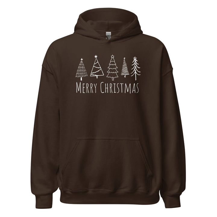 Hoodies Dark Chocolate / S Christmas Tree Novelty Unisex Hoodie By Luv Alwayz Gifts For Every Occassion
