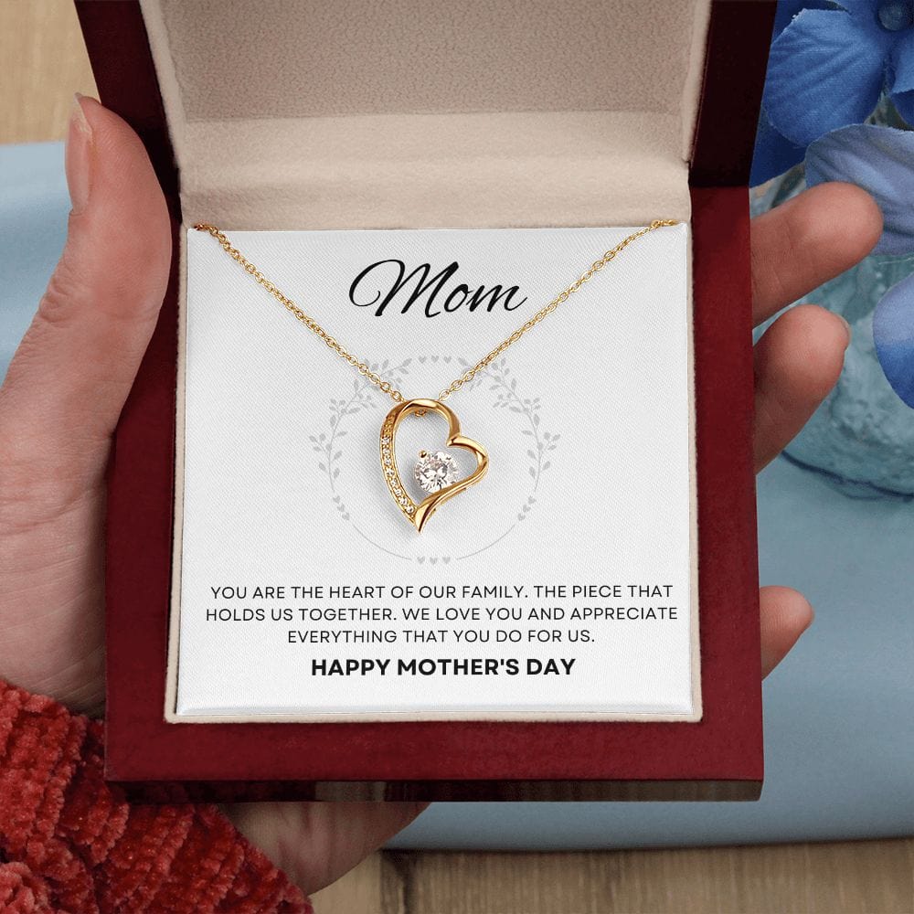 Jewelry 18k Yellow Gold Finish / Luxury Box Mom Forever Loved Necklace By Luv Alwayz Gifts For Every Occassion