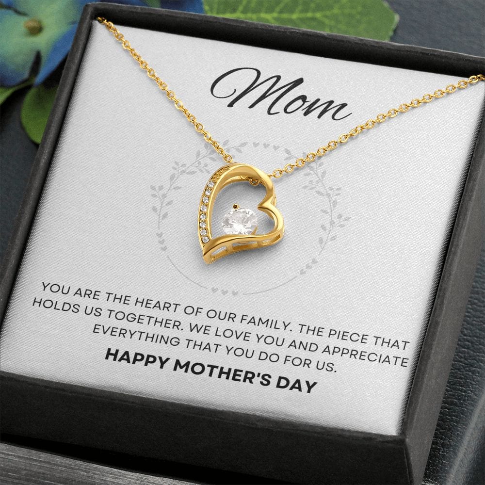 Jewelry 18k Yellow Gold Finish / Standard Box Mom Forever Loved Necklace By Luv Alwayz Gifts For Every Occassion