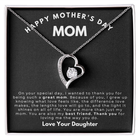 Jewelry Happy Mother's Day Mom Forever Loved Necklace By Luv Alwayz Gifts For Every Occassion