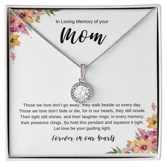 Jewelry In Loving Memory of your Mom Luv Gem Necklace By Luv Alwayz Gifts For Every Occassion