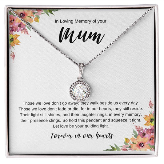 Jewelry In Loving Memory of your Mum Luv Gem Necklace By Luv Alwayz Gifts For Every Occassion