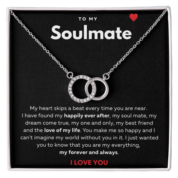Jewelry Standard Box To My Soulmate Perfect Pair Necklace By Luv Alwayz Gifts For Every Occassion