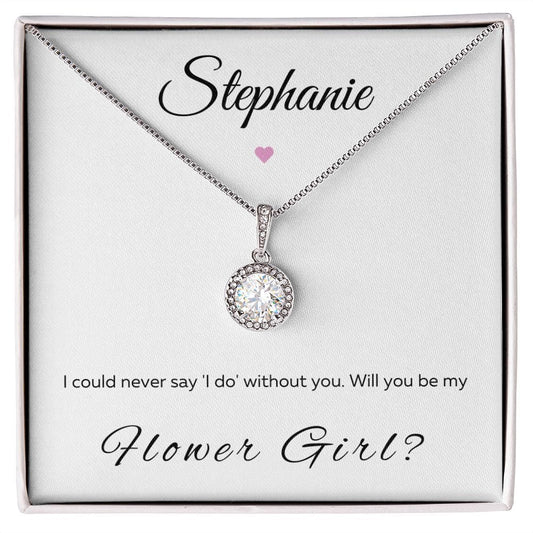 Jewelry Standard Box Will You Be My Flower Girl Luv Gem Necklace By Luv Alwayz Gifts For Every Occassion