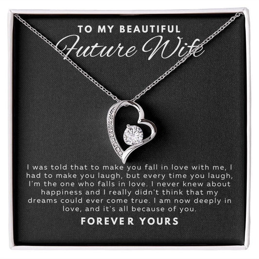 Jewelry To My Beautiful Future Wife Forever Loved Necklace By Luv Alwayz Gifts For Every Occassion