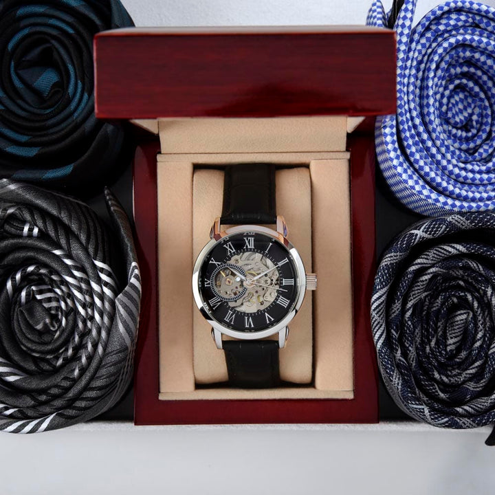 Jewelry To My Dad Openwork Watch | Gifts For Him By Luv Alwayz Gifts For Every Occassion