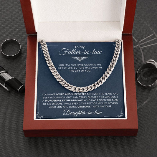 Jewelry To My Father-In-Law Daughter-in-Law Cuban Chain By Luv Alwayz Gifts For Every Occassion