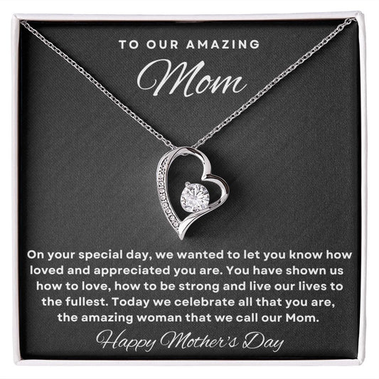 Jewelry To Our Amazing Mom Forever Loved Necklace By Luv Alwayz Gifts For Every Occassion