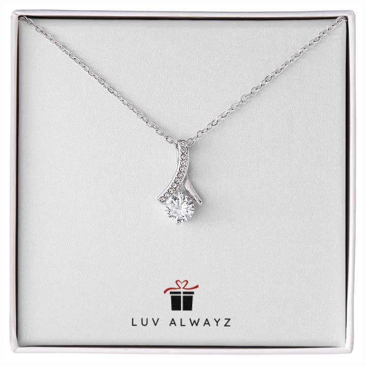 Jewelry White Gold Finish / Standard Box Embraced By Luv Necklace | Luv Alwayz By Luv Alwayz Gifts For Every Occassion