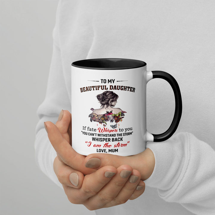 Mugs I Am The Storm Mug with Color Inside By Luv Alwayz Gifts For Every Occassion