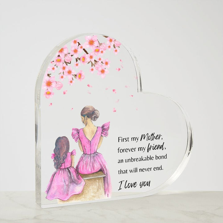 Plaque First My Mother Forever My Friend Heart Shaped Plaque By Luv Alwayz Gifts For Every Occassion