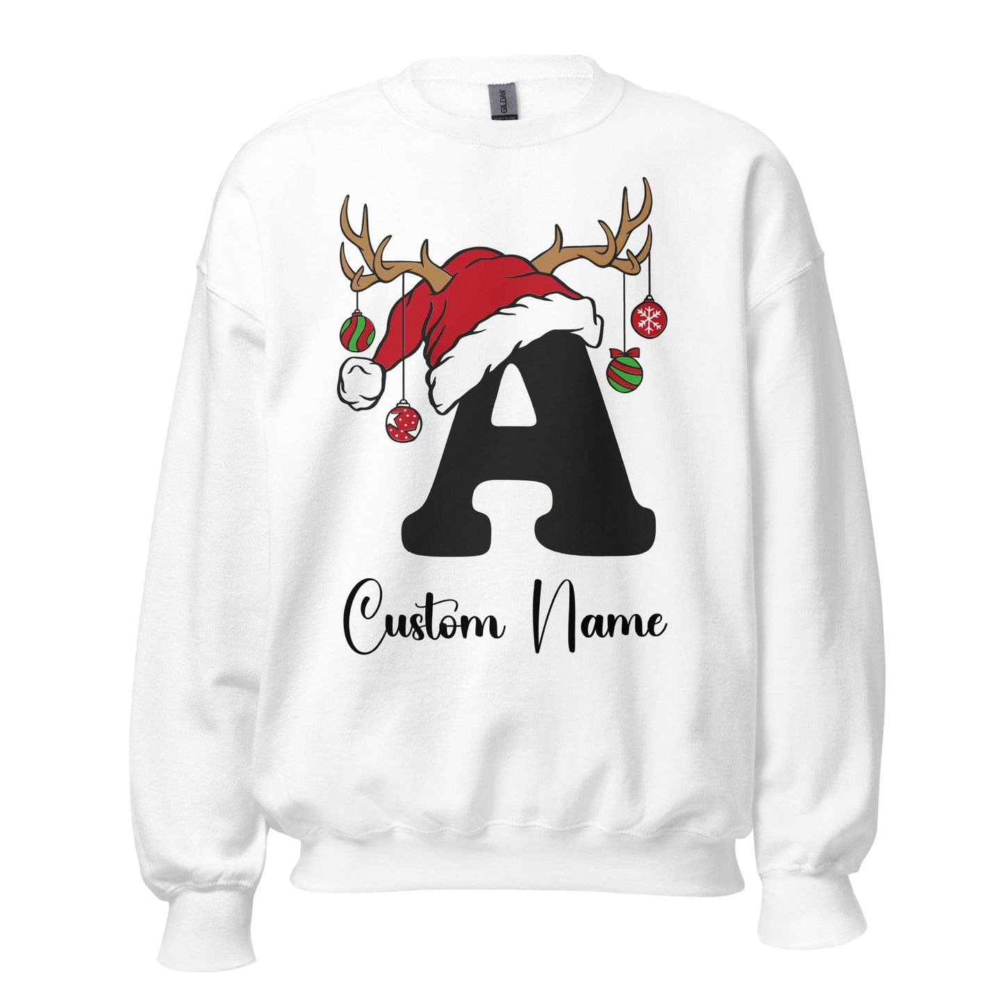 Sweatshirt S Reindeer Hat Christmas Novelty Unisex Sweatshirt By Luv Alwayz Gifts For Every Occassion