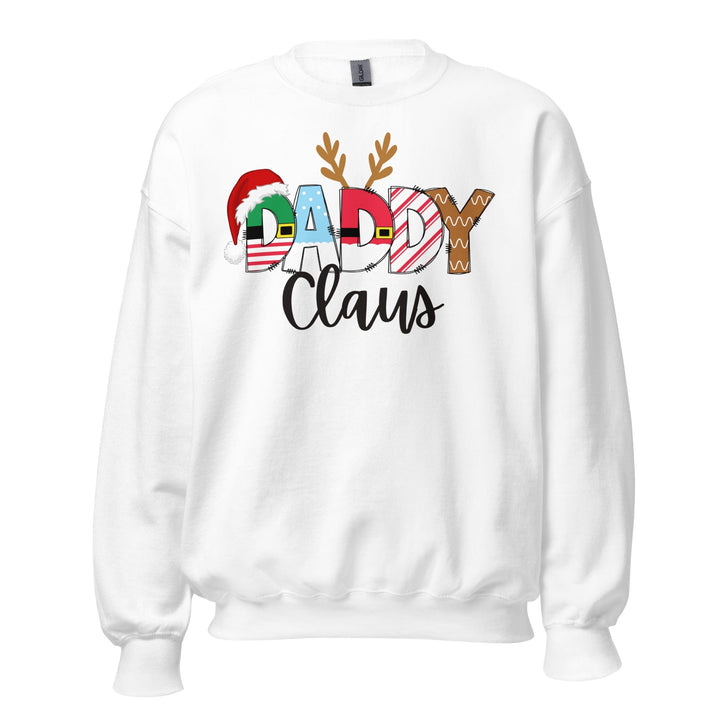 Sweatshirts White / S Daddy Claus Sweatshirt By Luv Alwayz Gifts For Every Occassion