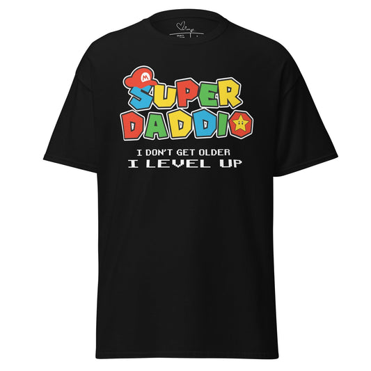 T-shirts Black / S Super Daddio T-shirt By Luv Alwayz Gifts For Every Occassion